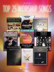 cover Top 25 Worship Songs piano sheet music cover